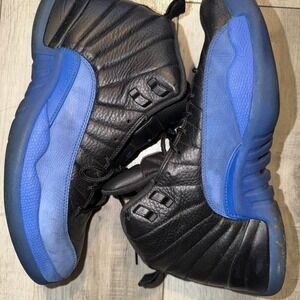 Air Jordan 12 Retro Game Royal Black Blue Leather men size 12